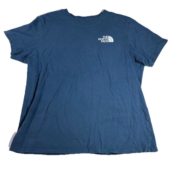 The North Face Women’s T-Shirt Size Large Navy Blue Hike Climb Shirt TNF - Picture 1 of 6